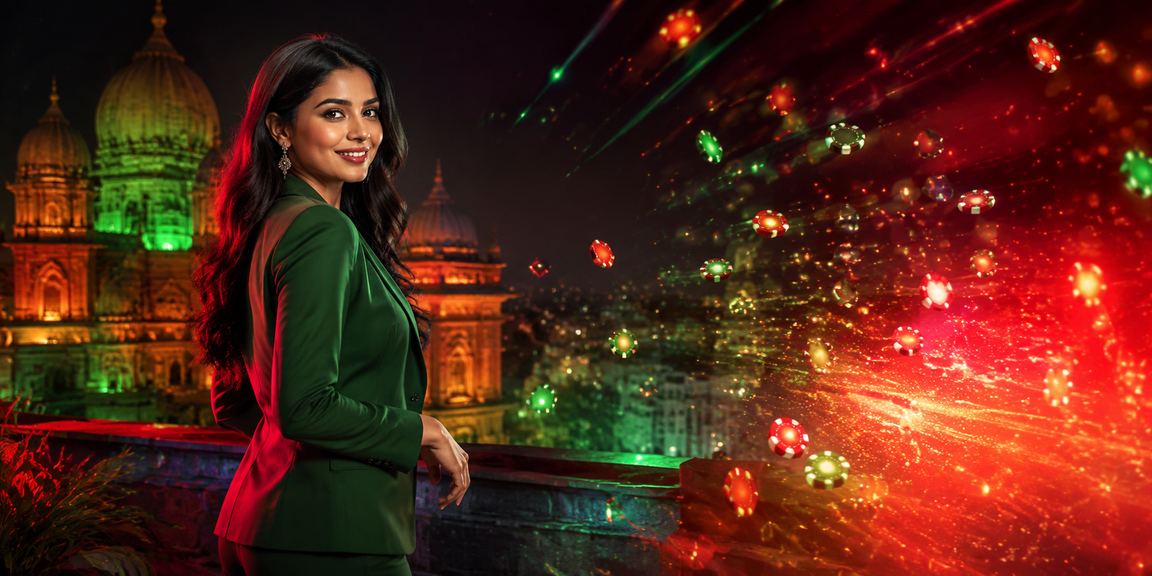 বাংলাদেশের বিনোদন ও ক্যাসিনো পরিবেশে লাল সবুজ নিয়নের আলো