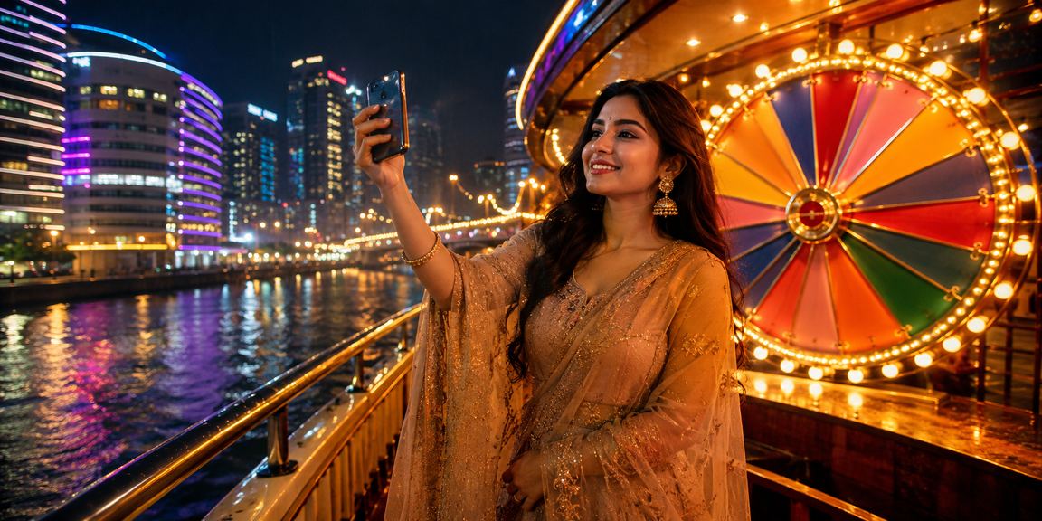 ঢাকার রাতের বাজারে মোবাইল ডিভাইসে গেমিং উপভোগ