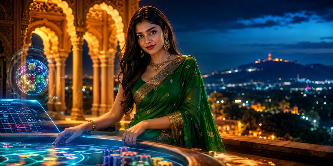 সিলেটে শাড়ি পরা নারীর লটারি গেম উপভোগের দৃশ্য